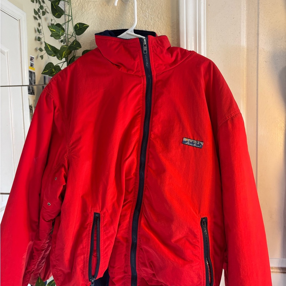 Eddie Bauer Navy Fleece Jacket